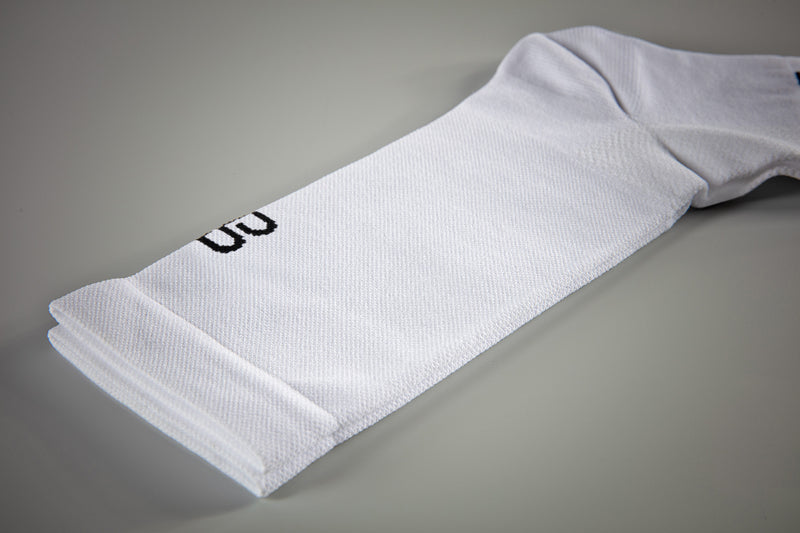 short white cycling socks bissini