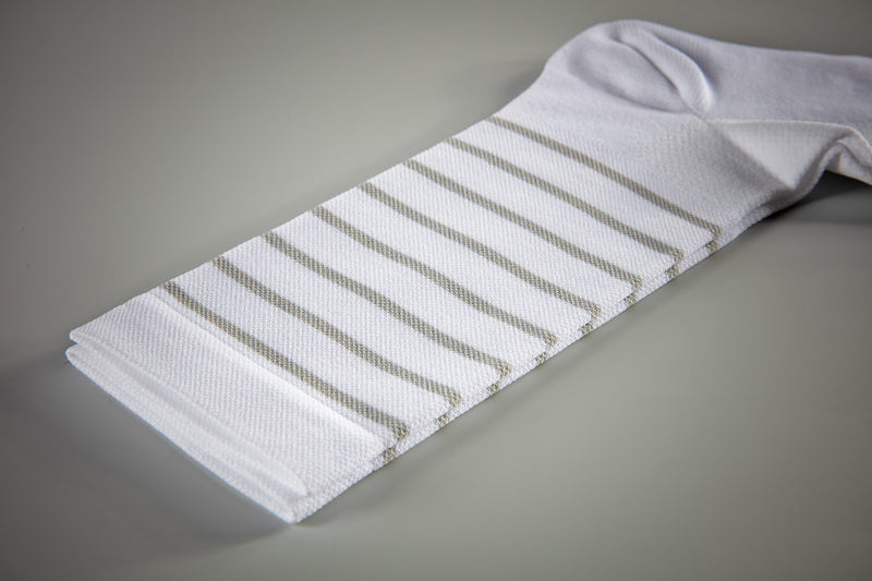 Hoop Haze White Cycling Socks