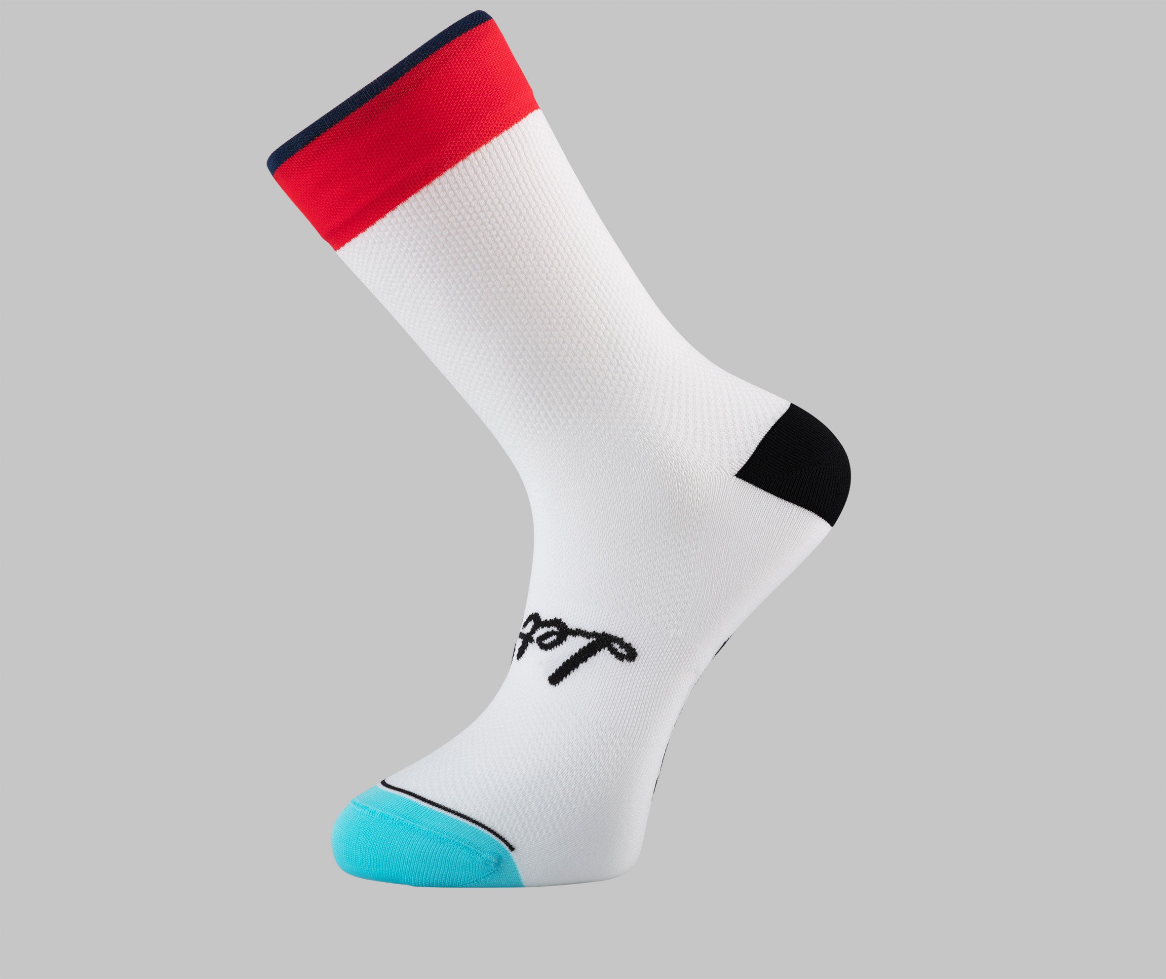 Mesh Cycling Sock - Red Climber | PONGO London – BISSINI